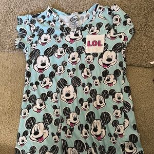 Disney Mickey Pajama V Neck Top 14-18 Women’s Size